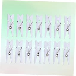 Houten Wasknijpers - Mini Klemmen Clips - Decoratie Ophangen - Natuurlijk Hout Vakmanschap - 2.5 cm Lengte - Natuurlijk — thumbnail 4