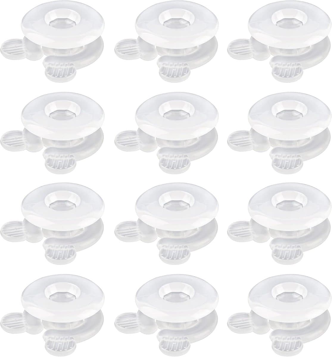 Dekbedovertrekclips - 12 Stuks - Naaldvrij - Dekbedovertrekclips - Clips - Dekens - Lakens - Antislip dekbedhouders - Lakenhouders - oorkomt dat dekbed/laken/bankhoes verschuift — afbeelding 1