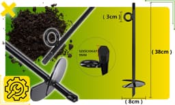 Merkloos - Grondanker - 39cm - Stalen Oog — thumbnail 4