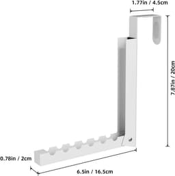 REWYTAZ-2 stuks - Inklapbaar Wanddroogrek - Wandmontage voor Kleding - Kledinghanger - Uitklapbaar Kledingrek Wand - Wanddroogrek voor Kleding - Droogrek voor kleding aan de muur - Droogrek voor wasgoed - Wit — thumbnail 1