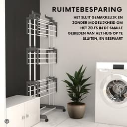VLSelect® Droogrek inklapbaar - Droogrek - Wasrek - Droogtoren — thumbnail 3