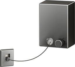 Intrekbare Waslijn - Wand Waslijn - Kleding Drogen - Zonder Boren Installeren - 4.2m - Zilver — thumbnail 1