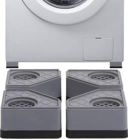 4-delige Anti-Vibratie Onderzetters geschikt voor Wasmachine & Droger – Rubberen Stabilisator, Anti-Slip, Anti-Geluid & Anti-Schok, Tegent Werkinstabiliteit en Trillingen — thumbnail 1