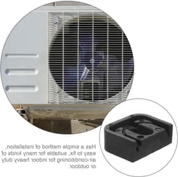 Dailygoods- Anti-vibratievoeten 4 stuks - Rubber - Trillingsdempers Airco - Schokbestendig - Stabilisatie - Duurzaam - Afmetingen 5,10 x 3,90 x 1,70 cm — thumbnail 2