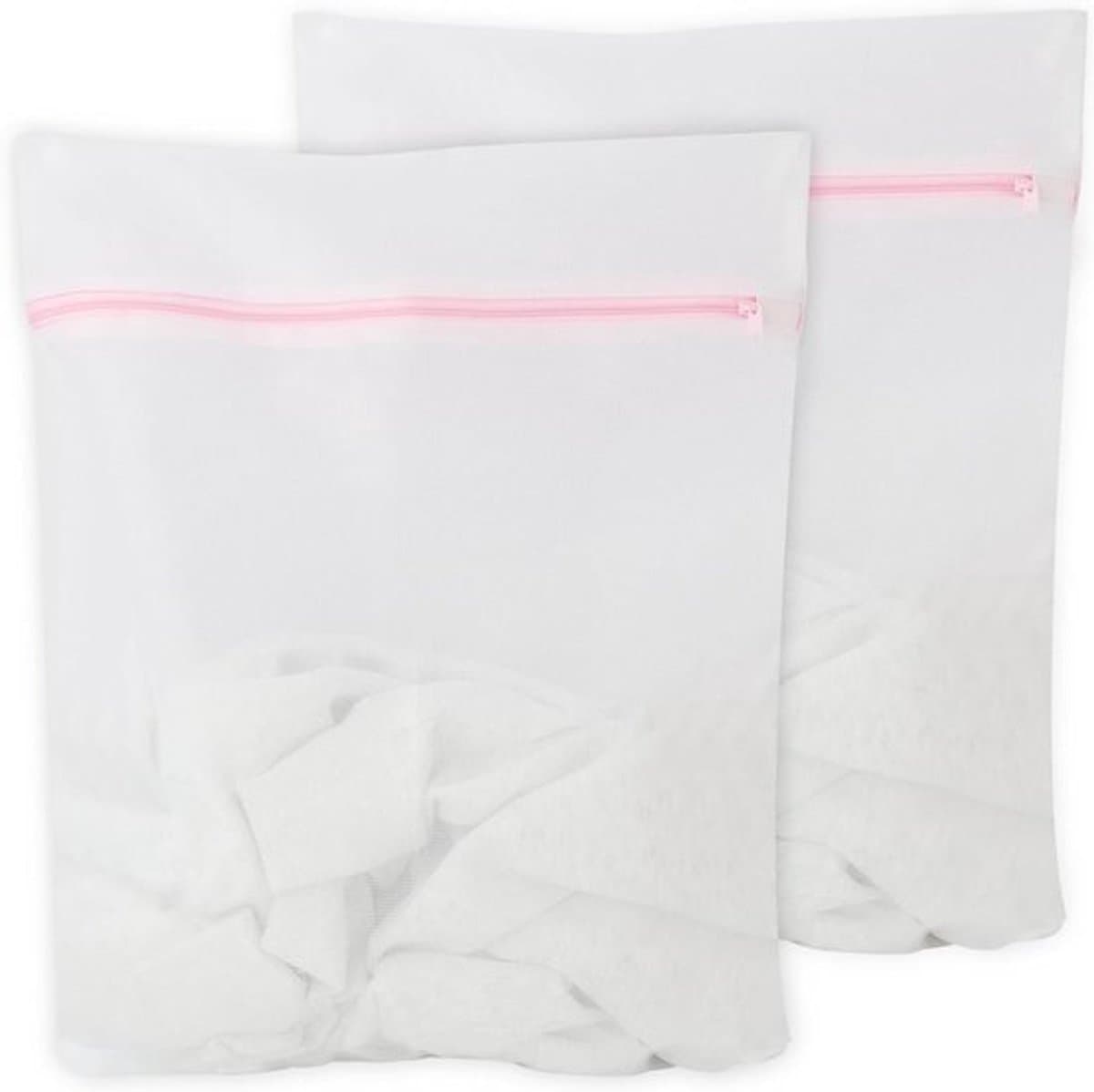 Set van 2 waszakken voor de wasmachine 50 x 60 cm - Premium kwaliteit - Bescherming tegen vervorming - Verborgen ritssluiting — afbeelding 1