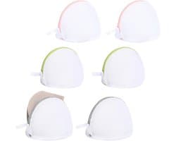 Set van 6 Wasnetten voor Bh's en Ondergoed, Bescherming voor Lingerie in de Wasmachine, Vermindert Beschadiging van Intieme Kleding