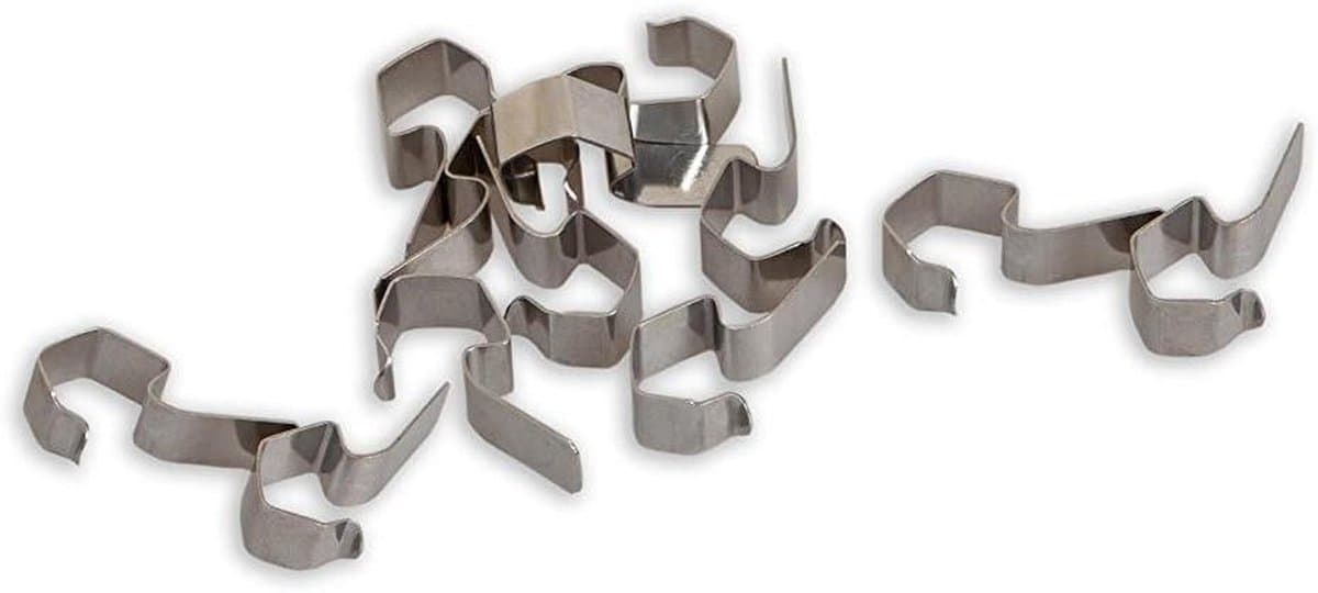 Weck Pot Clips - Roestvrijstalen Klemmen - Conserveren van Voedsel - Set van 12 Stuks - Voor 6 Potten - Zilverkleurig — afbeelding 1