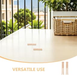 Houten Wasknijpers - Decoratieve Clips - Kleding Drogen - Zonder Veer - 30 Stuks - Natuurlijk Bruin — thumbnail 3