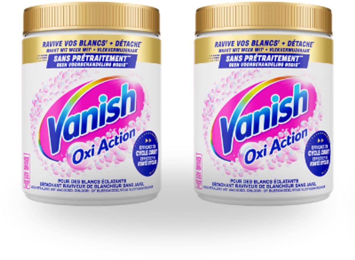 Vanish Oxi Action Vlekverwijderaar Poeder - Witte Was - 940g — afbeelding 1