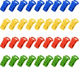 Sokkenklemmen - Kledingklemmen Ophanghaken - Sokken Organiseren - Veelzijdige Set - 36 Stuks - Heldere Kleuren — thumbnail 1