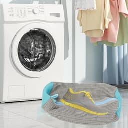 Herbruikbare Schoenwaszak met Rits voor Sneakers, Hardloopschoenen en Speelgoed - Ideaal voor Schoenreiniging en Onderhoud (2) — thumbnail 5