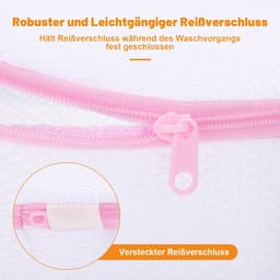 NTHProducts - Bra-waszakken - Wasnet voor beha's - Reusable en handig - 18 x 20 cm - Ondergoed en sokken - Perfect voor delicate was — thumbnail 4