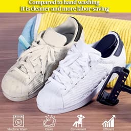 NTHProducts - Schoenwaszak - Herbruikbare waszak voor schoenen - Beschermt tijdens het wassen - Geel - Wasmachinebestendig - Geschikt voor alle soorten... — thumbnail 3