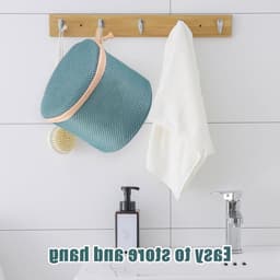 Wasmachinewaszakken voor ondergoed en sokken, 15x15cm, herbruikbare netzakken met verborgen rits voor optimale bescherming en organisatie tijdens het wassen — thumbnail 3