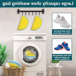 Set van 2 Waszakken voor Schoenen, Herbruikbare Waszakken voor in de Wasmachine, Ideaal voor Organisatie en Reizen — thumbnail 5