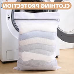 Waszakken voor Overhemden, Truien en Beddengoed - Herbruikbare Wasnetten met Ritssluiting, 50 x 60 cm, Perfect voor de Wasmachine — thumbnail 3