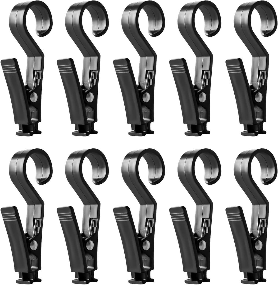 Set van 10 Kledingknijpers - Plastic Klemmen voor Tenten, Handdoeken en Sokken - Ideaal voor Kamperen en Buitenshuis Gebruik — afbeelding 1