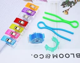 Naaiclips set - Plastic clips - Hobby projecten - Multifunctioneel gebruik - 25 stuks - Verschillende kleuren — thumbnail 4