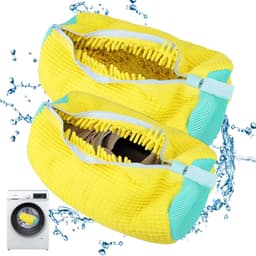 Dailygoods- Schoenwaszak - Innovatief ritsontwerp - Herbruikbaar wasnet - 39 x 19 cm - Bescherming voor schoenen - Lichtgewicht en draagbaar - Sneakerwaszak — thumbnail 1