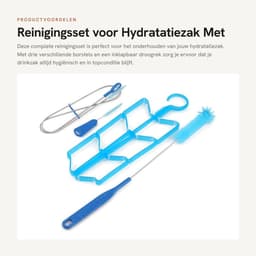 Dailygoods- Hydratiepak Schoonmaakset 4 in 1 - Reinigingsset - Drinkzak - Droogrek - Borstels - Verlengde levensduur — thumbnail 1