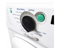 Programmaknop Geschikt voor Whirlpool Wasmachine en Droger – Bedieningsknop – Vervangingsonderdeel – Eenvoudige Montage – Zwart