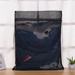 Dailygoods- Waszak Groot 60 x 80 cm - Waszakken voor Wasgoed - Waszak met Rits - Waszak Schoenen - Waszak voor Beha - Duurzaam Polyester - Wasnet — thumbnail 5