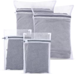 Dailygoods- Waszak - 4 Stuks - Mesh Waszakken met Rits - 30 x 20 cm / 40 x 30 cm - Ondergoed / Bh's / Sokken - Duurzaam Polyester - Bescherming tegen Verkleuren - Wasmachinezak — thumbnail 1
