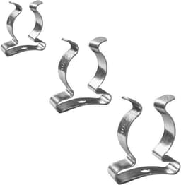 Gereedschap Clips - Klemmen Set - Opbergen Werkplaats - Stevige Veer Klem - 10 Stuks - Zilver — thumbnail 1