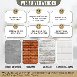 Droogrek Muur - Uittrekbaar Droogrek - Kleding Drogen - Ruimtebesparend Ontwerp - Bijna 4m Drooglijn - Zwart — thumbnail 4