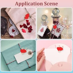 Dailygoods - Houten Wasknijpers - Mini Hart Clips - Schattige Decoratie - Rood - Herbruikbaar - Doe-het-zelf Ambachten - Bruiloft Feest — thumbnail 3
