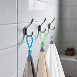 Dailygoods- Handdoekclips 25 Stuks - Handdoekhouder - Handdoekklemmen - Ophanghaakjes - Roestvrij Staal - Duurzaam Design - Handdoekhangers — thumbnail 5