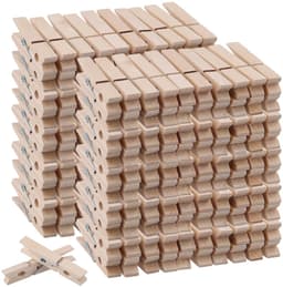 Dailygoods- Houten Wasknijpers 300 Stuks - Berkenhout - 7,2 cm - Knijpers voor Knutselen - Decoraties - Hoge Kwaliteit — thumbnail 5