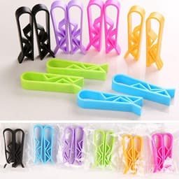 Vuilniszak Clips - Prullenbak Klemmen - Afvalzak Fixeren - Gladde Gesp Geen Bramen - 2 stuks - Diverse Kleuren — thumbnail 4