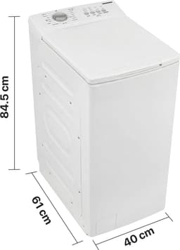 Heinner HWM-TL7012C++ Bovenlader Wasmachine 7 kg – 1200 tpm – 15 Programma’s met Delicaat- en 15-minuten Snelprogramma – Trommelreiniging – Wit – 5 Jaar Garantie — thumbnail 5