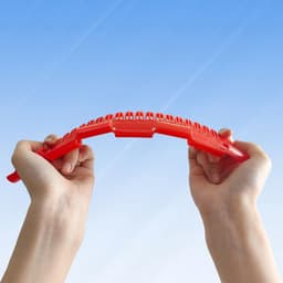 4 stuks - Sokkendroger - Draagbare washaken - Sokkenhouder - Kledingrek - Vierdelig droogrek voor sokken en kleding - winddicht droogrek - kledinghanger - plastic kledinghanger - voor hoeden, schoenveters, handdoeken en sokken - 32*5cm - 4 kleuren — thumbnail 3