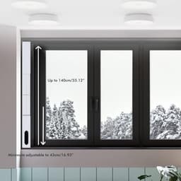 Window Seal Plate voor Mobiele Airconditioners - Verstelbare Raamkit - Afvoerslang voor Draagbare Airconditioning - Verstelbare Raamafdichting - Slider - Ventilatie voor Airconditioners — thumbnail 3