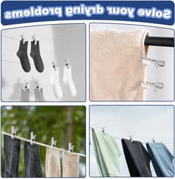 40 Stuks RVS Wasknijpers, Handige Clips voor Strandhanddoeken, Kleding en Sokken, Duurzame Towel Clamps voor Strandstoelen en Badhanddoeken — thumbnail 4