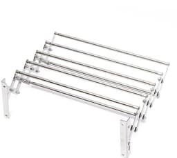Cellista Wand Droogrek Uitschuifbaar 42-80cm - Inklapbaar Droogrek RVS - Wasrek Wand - Handdoekrek Badkamer - Droogrek Balkon - Badkamer Wasrek — thumbnail 1