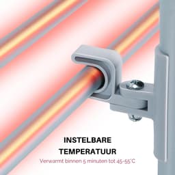 mavoa® Elektrisch Droogrek - Wasrek Inklapbaar - Verwarmd Droogrek - — thumbnail 4