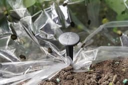 Grondankers - Tuinharingen Bodemankers - Folie Bevestigen - Met Weerhaken - 118 cm - Antraciet — thumbnail 2