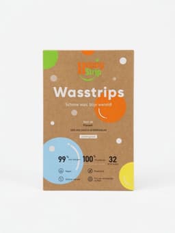 HappyStrip Wasstrips - 128 Wasbeurten - Zomergloed Geur - 100% Plasticvrij - Vegan & Biologisch Afbreekbaar - Goed voor de planeet — thumbnail 1