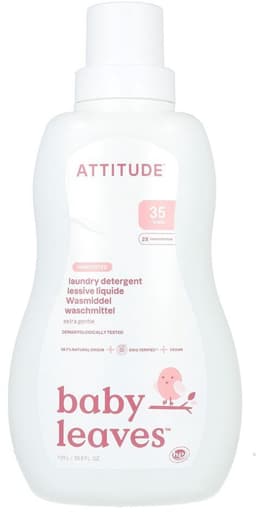 Attitude - Little Ones Baby Vloeibaar Wasmiddel Parfumvrij - 1050ml — thumbnail 4