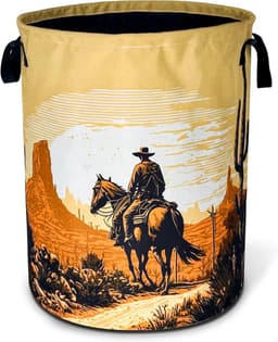 Wasmand Cowboy - Kledingopberger Emmer - Kleding Opslaan - Waterdichte Oxford Stof - 432 cm Hoog - Western Cowboy — thumbnail 1