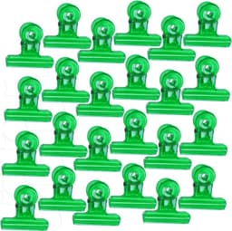 Plastic Clips - Zak Sluiters - Voedsel Bewaren - Lichtgewicht Materiaal - 24 Stuks - Groen — thumbnail 1