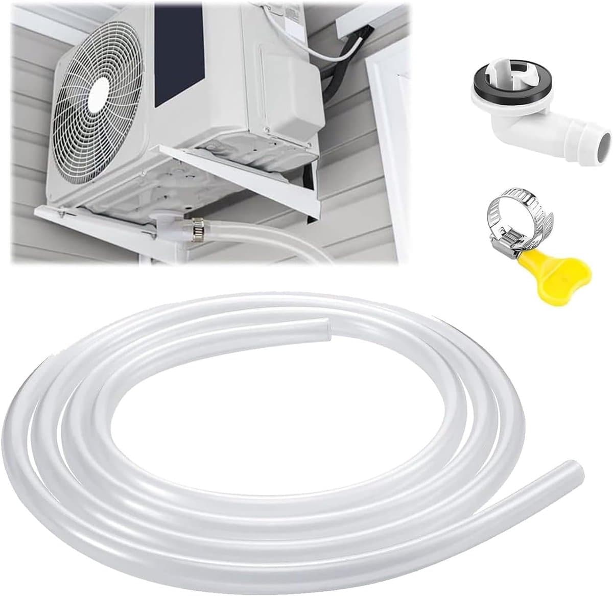 Afvoerslang - Condensslang - Apparaat Ontwatering - Inclusief Klem - 1.8 Meter — afbeelding 1