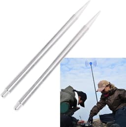2 Stuks Antenne Grondanker van Aluminium M10 voor Korte Verticale Antennes en Bevestigingsmateriaal — thumbnail 4