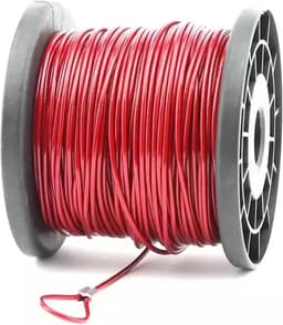Waslijn Kabel - Buitenlijn Kleding - Efficiënt Drogend - Roestvrij Staal - 50 Meter - Rood — thumbnail 4
