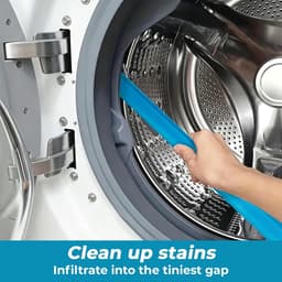 Droger Vent Cleaner - Pluisverwijderaar Kit - Wasruimte Onderhoud - Flexibele Slang - 80 cm - Blauw — thumbnail 3