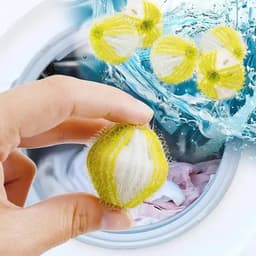 aladdien - Haarvangers Wasmachine - 12 Stuks - Pet Hair Remover - Voor Dierenharen - Effectieve Verwijdering van Haren - Geschikt voor Huishoudens -... — thumbnail 4