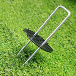 Pack van 50 roestbestendige grondankers voor onkruidbestrijding, gegalvaniseerd staal, 200 mm lang, 40 mm diameter, ideaal voor tuin en landschapsarchitectuur — thumbnail 3